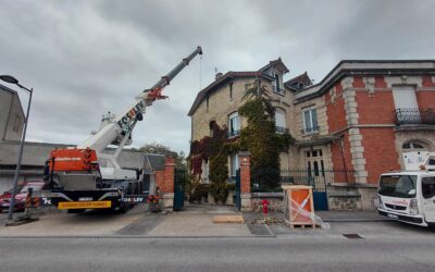 Installation d’une chaudière bois bûche Morvan : une opération spectaculaire avec livraison par grue à Châlons-en-Champagne